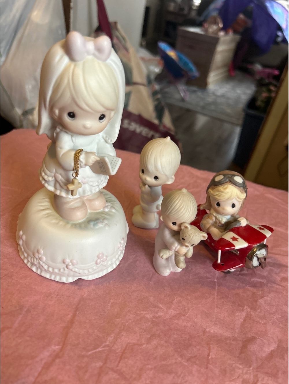Set of 4 precious moments figures